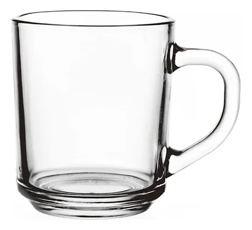Taza Mug Recta Vidrio Blinkmax 235 Ml