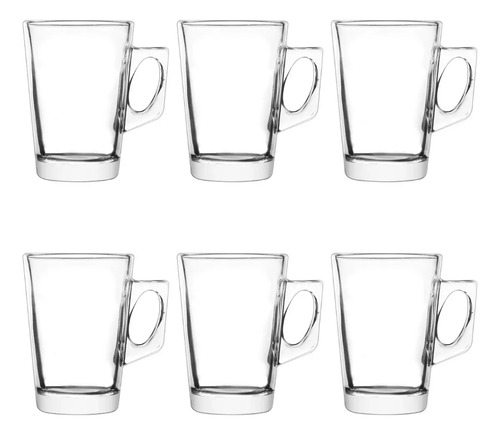 Taza De Cafe De Vidrio Blinkmax Recta 130 Ml Vidrio Vidrio