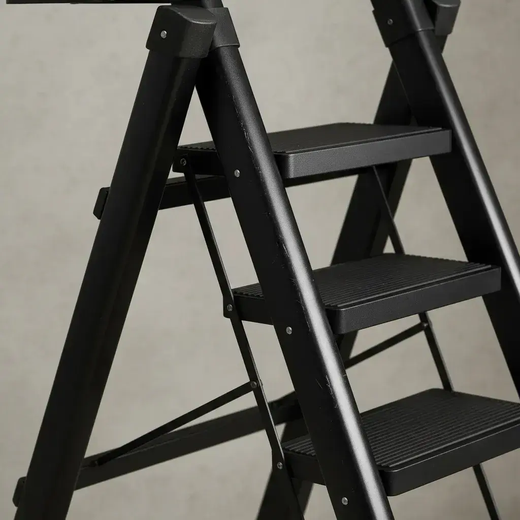 Escalera Plegable 5 Niveles Ligera Portátil Reforzada Metal