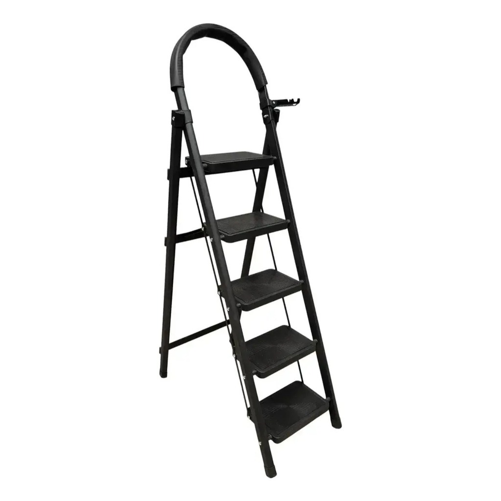 Escalera Plegable 5 Niveles Ligera Portátil Reforzada Metal